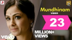 Mundhinam Parthene Song lyrics