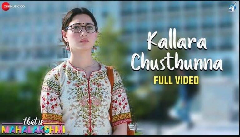 Kallara Chusthunna Song Lyrics