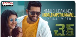 Ninnu Chudakunda Undaleka Pothunnanu Song Lyrics