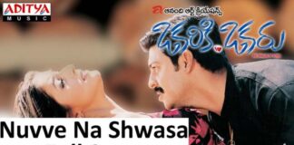 Nuvve Na Shwasa Song Lyrics