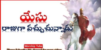 Yesu Rajuga Vachuchunnadu Song Lyrics