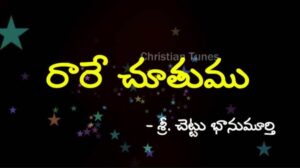 Rare Chudamu Raja Suthuni Song Lyrics