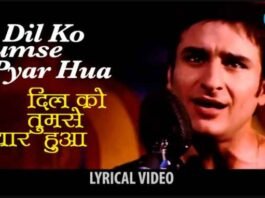Dilko Tumse Pyar Hua Lyrics